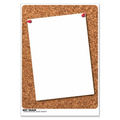 Cork Stock Art Full Color Dry Erase Decals w/ Blank Sheet (8"x11")